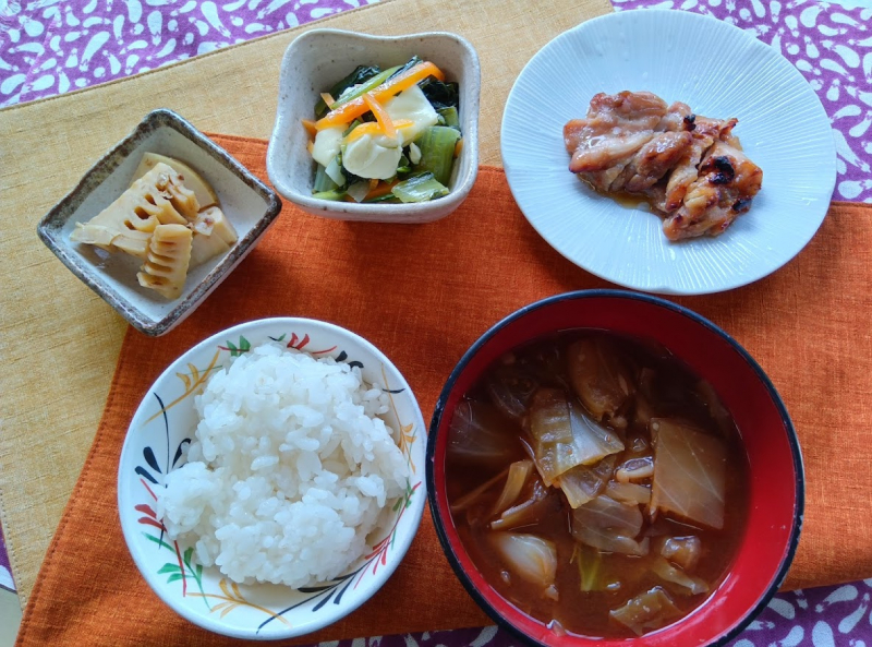 たけのこおかかあえ