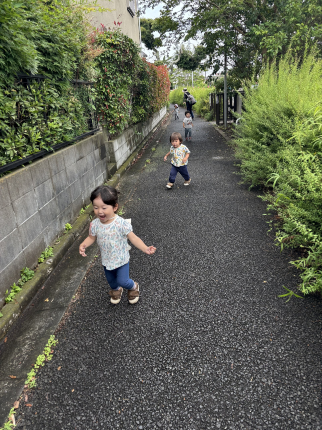6.12「公園までの道のりも楽しいね」
