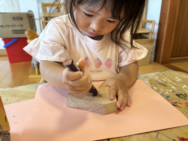9.1「木にお絵かき」①