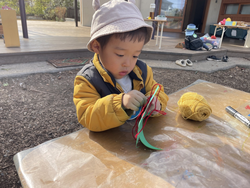 12.09 毛糸のツリー②