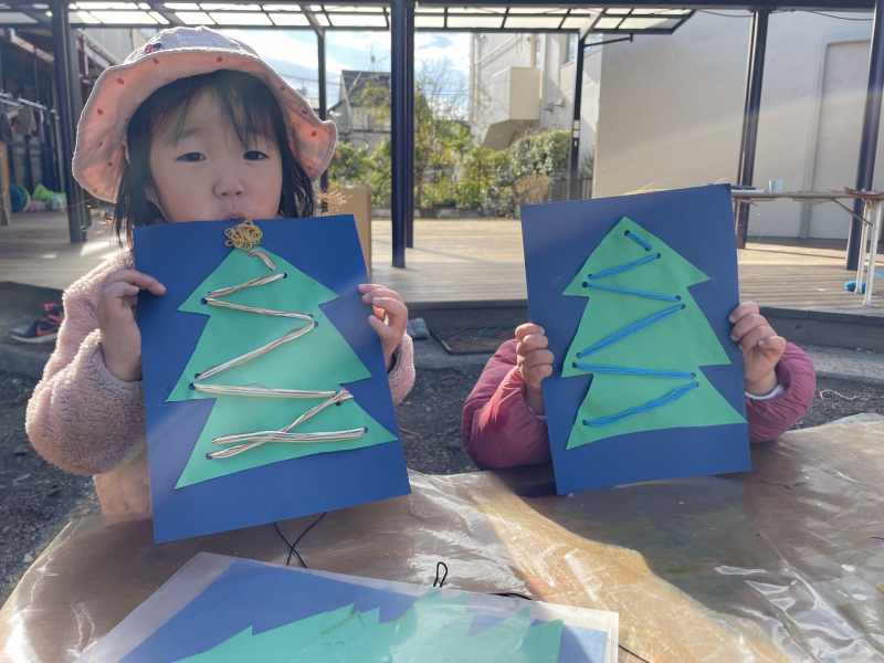 12.09 毛糸のツリー③