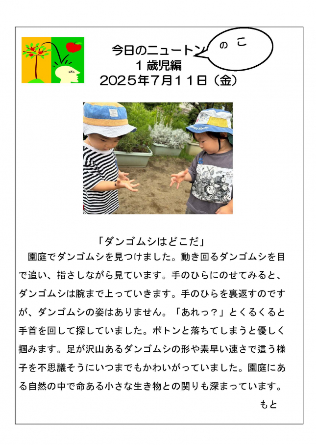 20250711「ダンゴムシはどこだ」