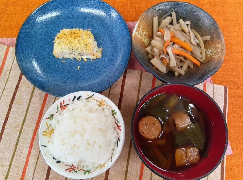 かじきパン粉焼き