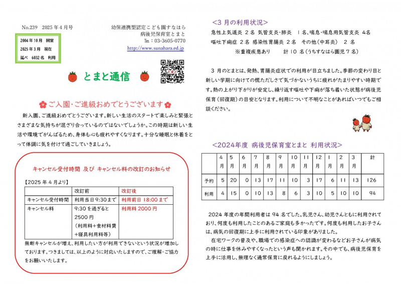 とまと通信4月号