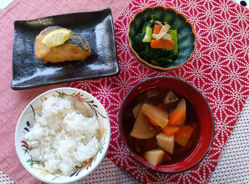 こまつなの煮びたし